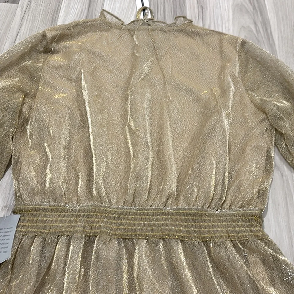 NSR
Emma Floral Print Ruffle Dress In
Tan Dress Size XL NWT - Picture 11 of 11